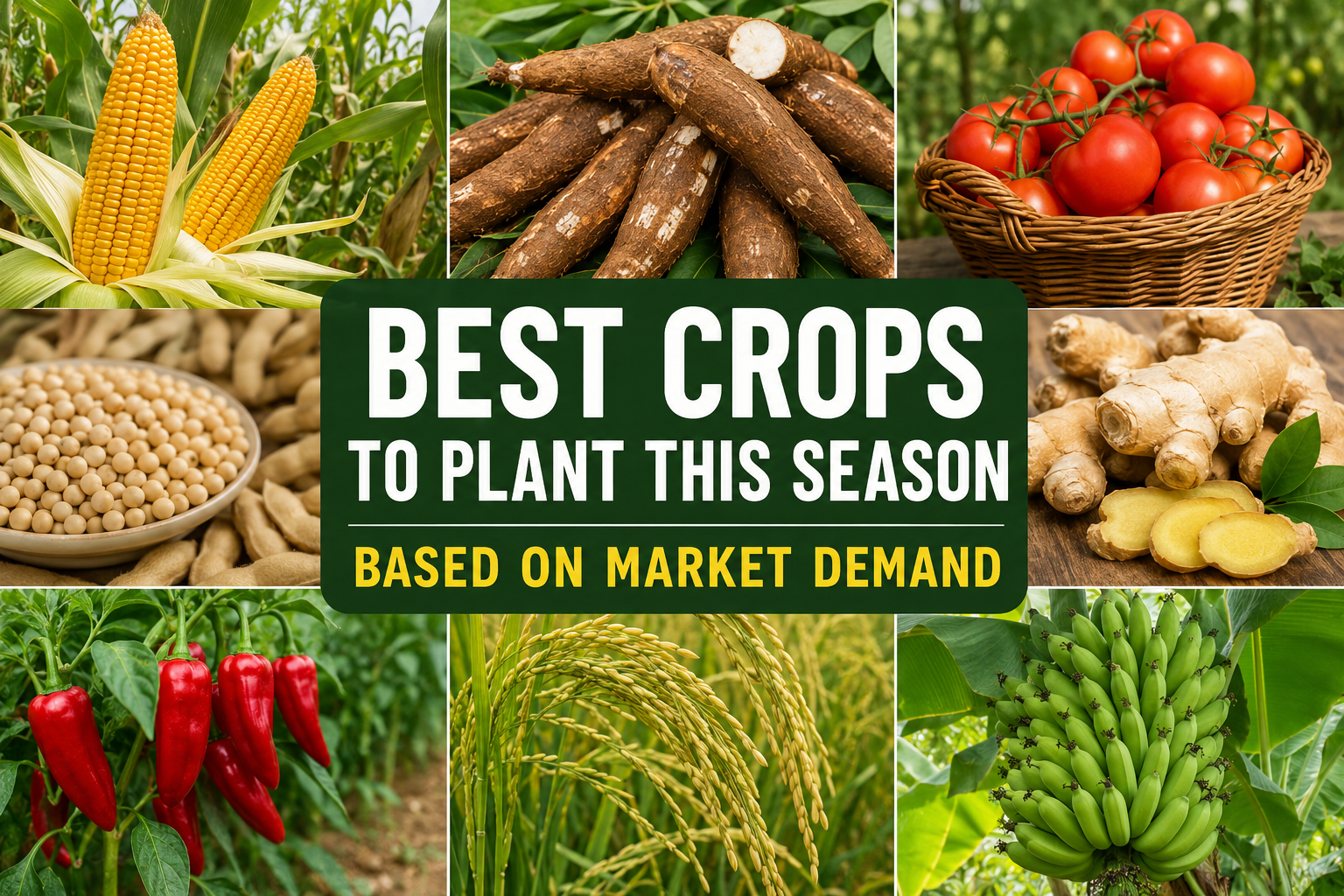 Best Crops to Plant This Season Based on Market Demand Best Crops to Plant This Season Based on Market Demand